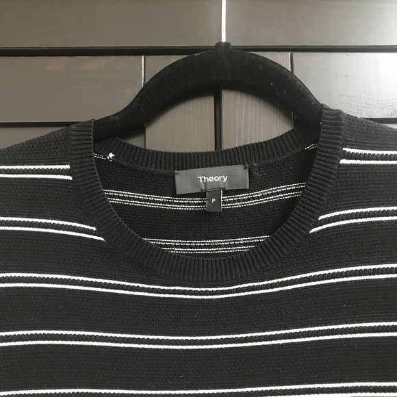 Theory Black and White Striped Dress Size P (XS) - Picture 7 of 7